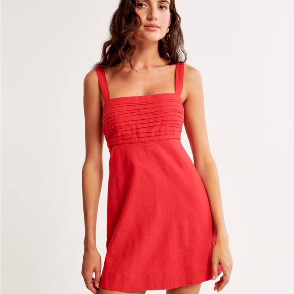 Abercrombie & Fitch Red Mini Dress